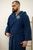 Халат махровий з капюшоном Sorema New Plus Dark Denim