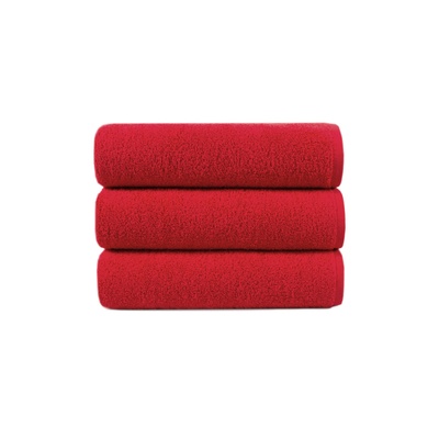 Полотенце Hotel Basic - Красный 450 г/м², Красный, 50х90 см, Для лица