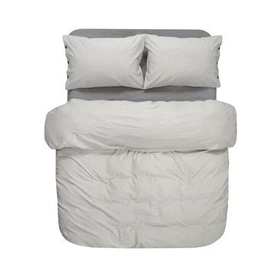 Постільна білизна Lotus Home Washed cotton - Pinstripe antracite
