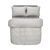 Постільна білизна Lotus Home Washed cotton - Pinstripe antracite