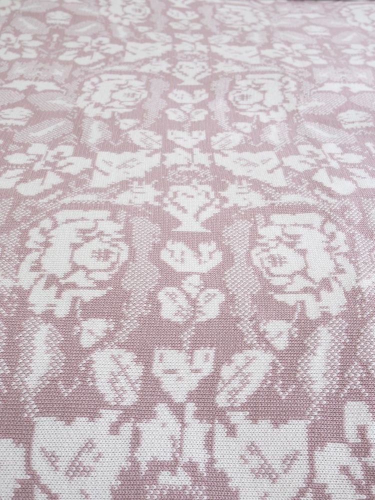 Покрывало LA MODNO ROSE Pink-Ecru