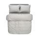 Постільна білизна Lotus Home Washed cotton - Pinstripe antracite 1