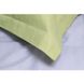 Постельное белье сатин Lotus Home -Basic Line зеленый/серый 4