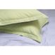 Постельное белье сатин Lotus Home -Basic Line зеленый/серый 3