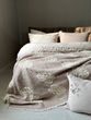 Муслиновое покрывало с наволочками Saheser Forest beige, Бежевый, Евро, 240х260 см, 50х70см (2шт)