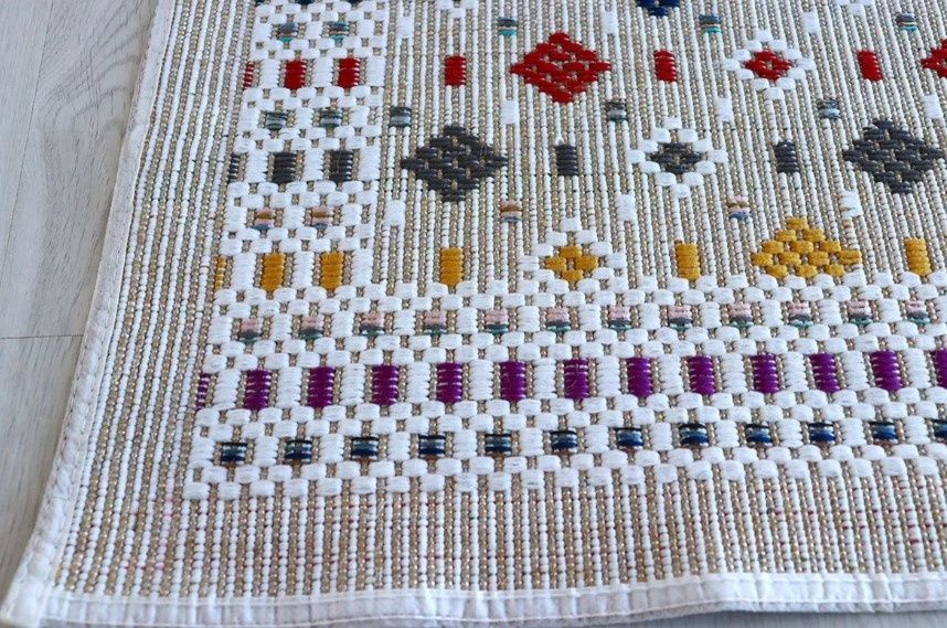 Килим універсальний Izzihome Geo Jute Rug 50X80 _1 чорний