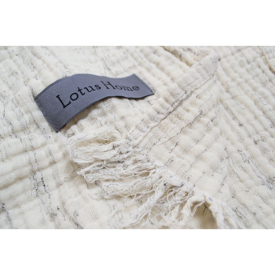 Пике покрывало-плед муслин Lotus Home - Joflim muslin natural sunny