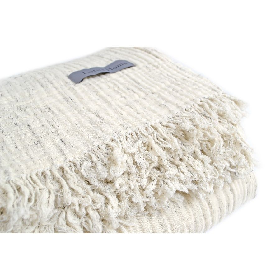 Пике покрывало-плед муслин Lotus Home - Joflim muslin natural sunny