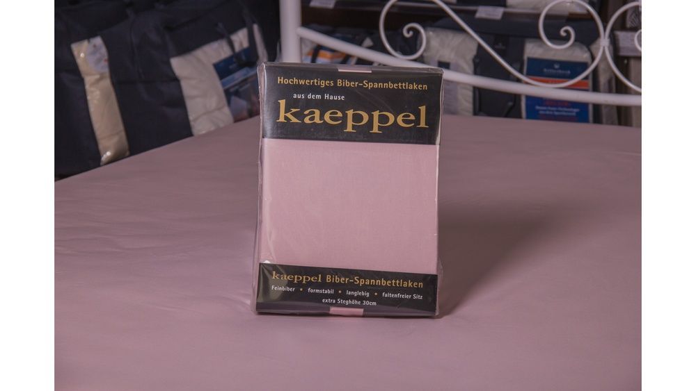 Простыня на резинке фланель Kaeppel розовое дерево