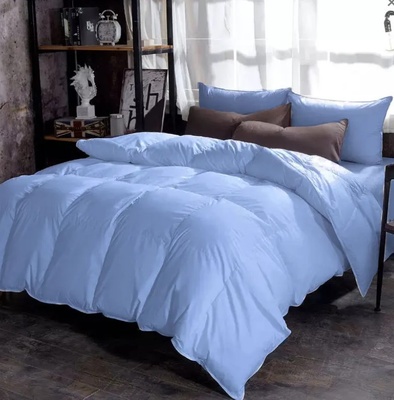 Одеяло искусственный пух Home Textile Голубое