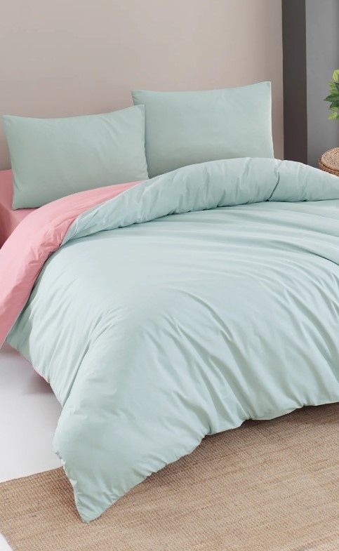 Постельное белье Charlotte Colorpool Pudra-Su Yesili