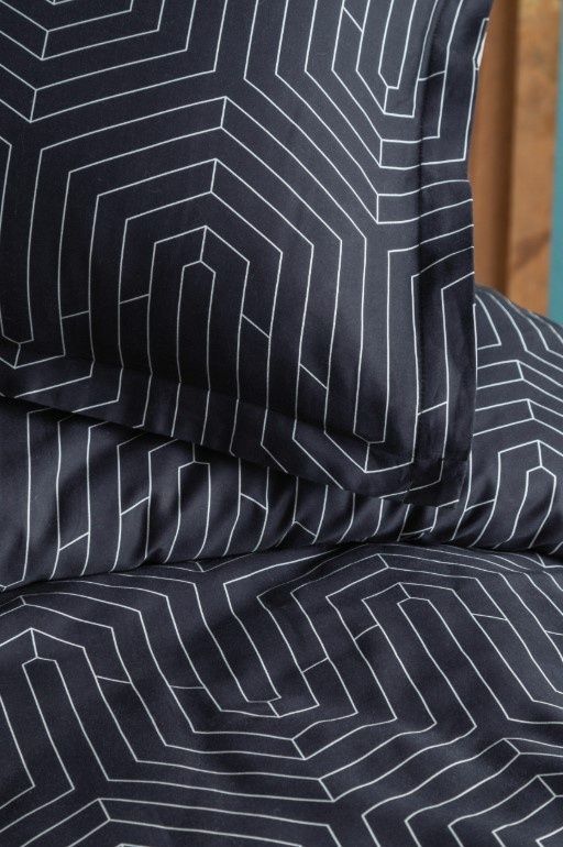 Постельное белье сатин люкс Issimo Home Strada Black