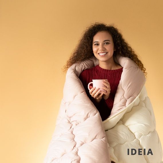 Ковдра вовняна Idea Collection WOOLLY Всесезонна