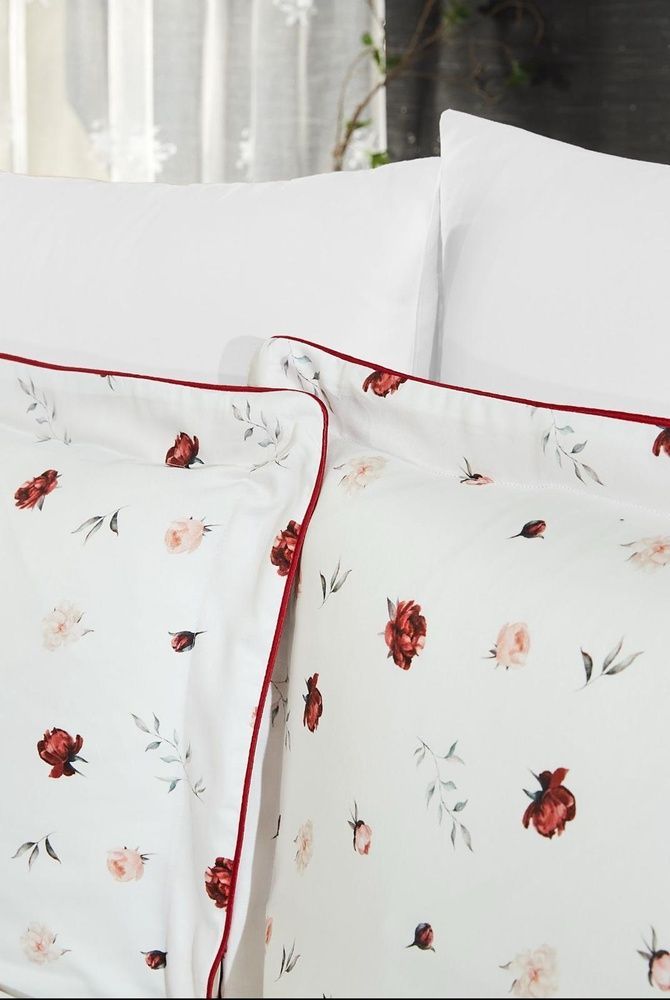 Постельное белье сатин люкс Moss Home Digital Satin Garden