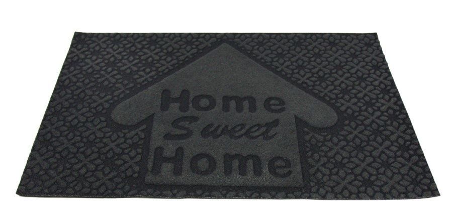 Килимок придверний PARGA 40*60 GRI HOME SWEET HOME