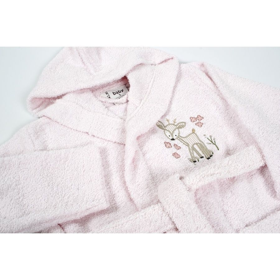 Дитячий халат Karaca Home - Doe Pembe рожевий