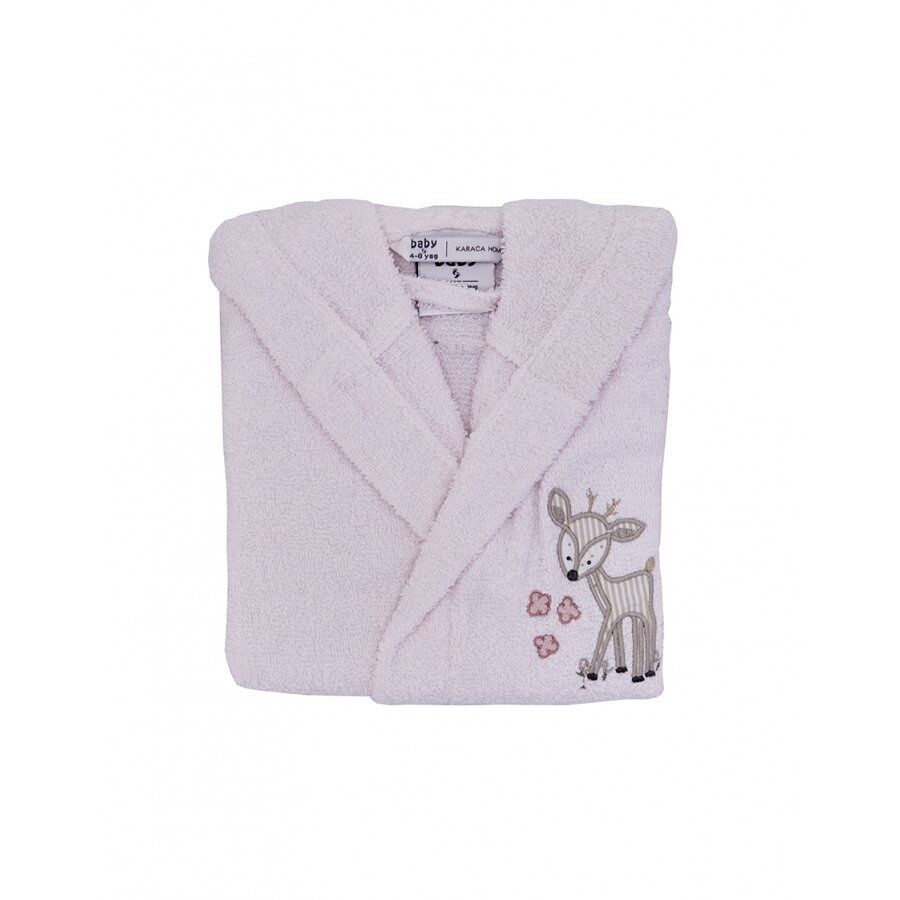 Дитячий халат Karaca Home - Doe Pembe рожевий