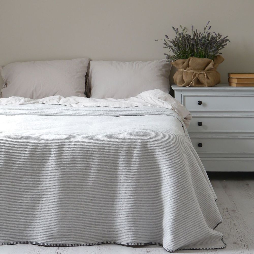 Покривало LA MODNO GRAIN MILK GRAY