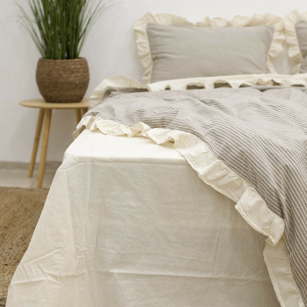 Постільна білизна варена бавовна з рюшами Macas Home Ruffle
