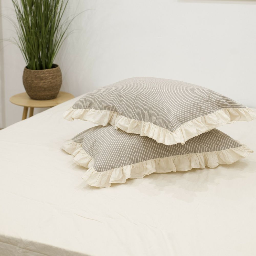 Постільна білизна варена бавовна з рюшами Macas Home Ruffle