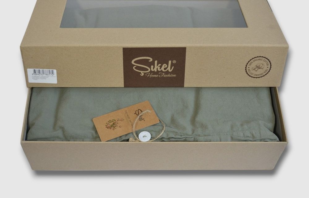 Постільна білизна варена бавовна Sikel Soho Yesil