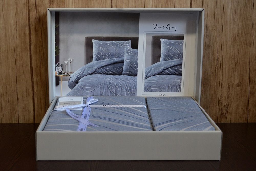 Постельное белье ранфорс First Choice Ranforse Donis Grey