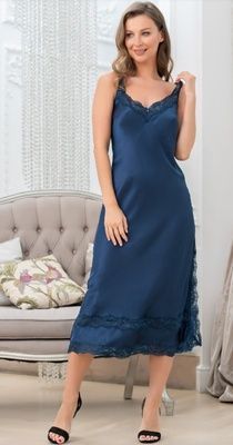 Нічна сорочка Mia-Amore Frida 3798, Cиній, S
