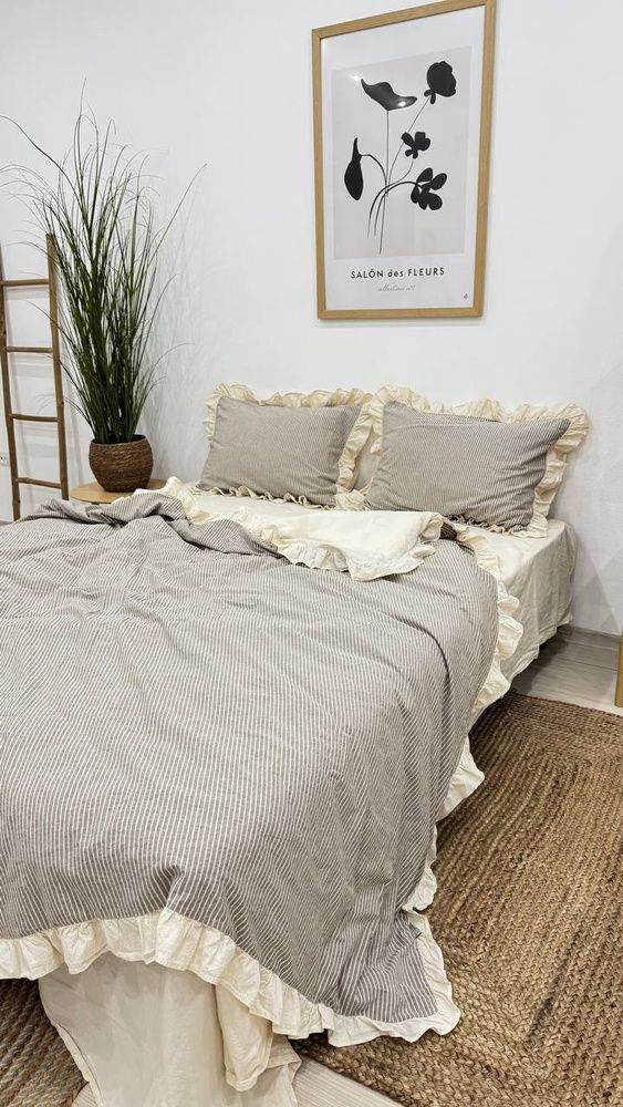 Постільна білизна варена бавовна з рюшами Macas Home Ruffle