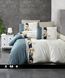 Постельное белье ранфорс делюкс First Choice Manolya blue stone, 50х70см (2шт) 70х70см (2шт), Евро, 200х220 см, 240х260 см
