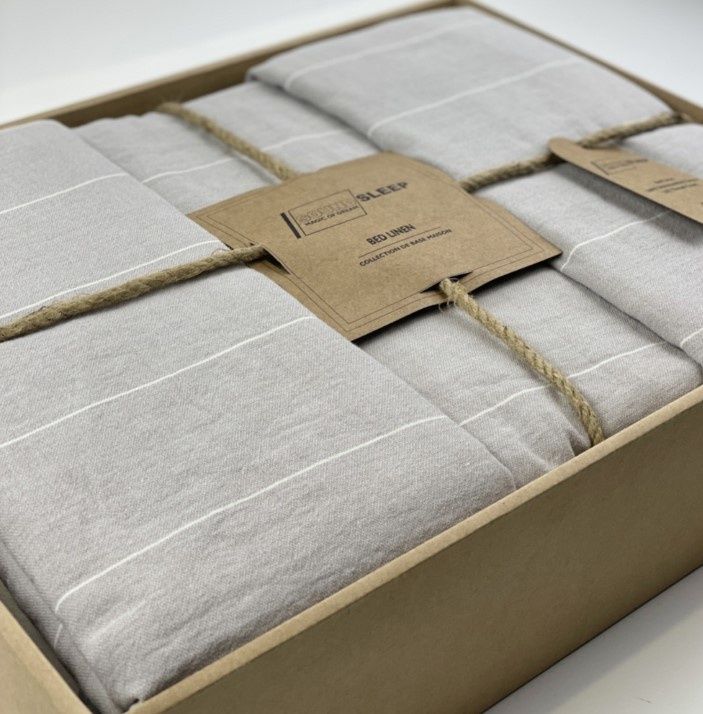 Постельное белье Sound Sleep Stonewash AURA OPAL GREY