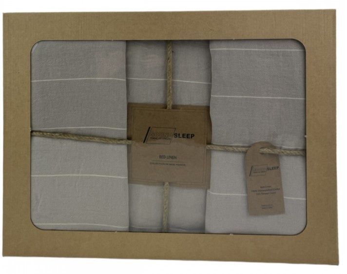 Постельное белье Sound Sleep Stonewash AURA OPAL GREY