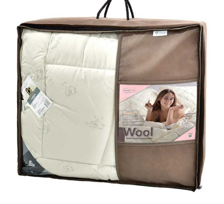 Одеяло шерстяное Idea Collection Wool CLASSIC ЗИМА