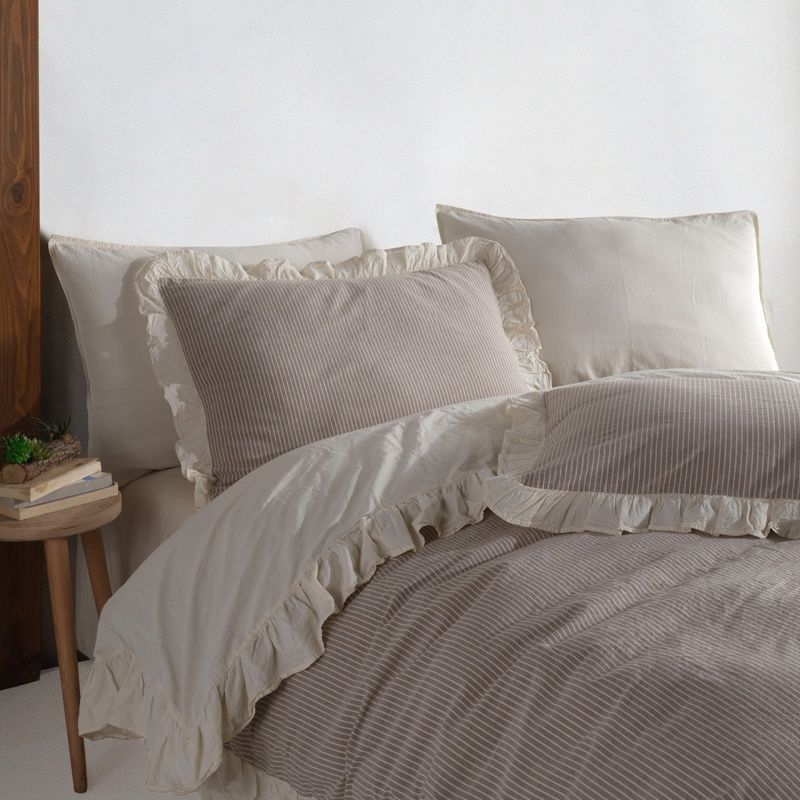Постільна білизна варена бавовна з рюшами Macas Home Ruffle