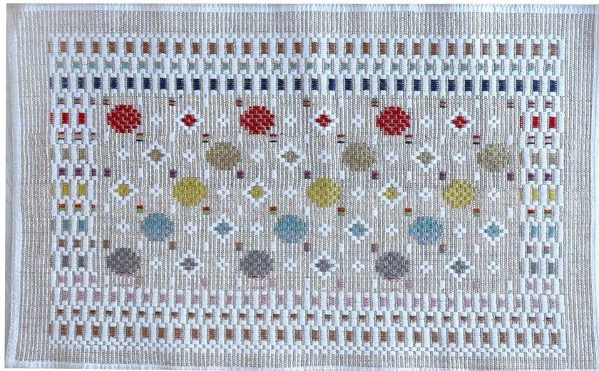 Ковер универсальный Izzihome Geo Jute Rug 50X80 _3 зелений