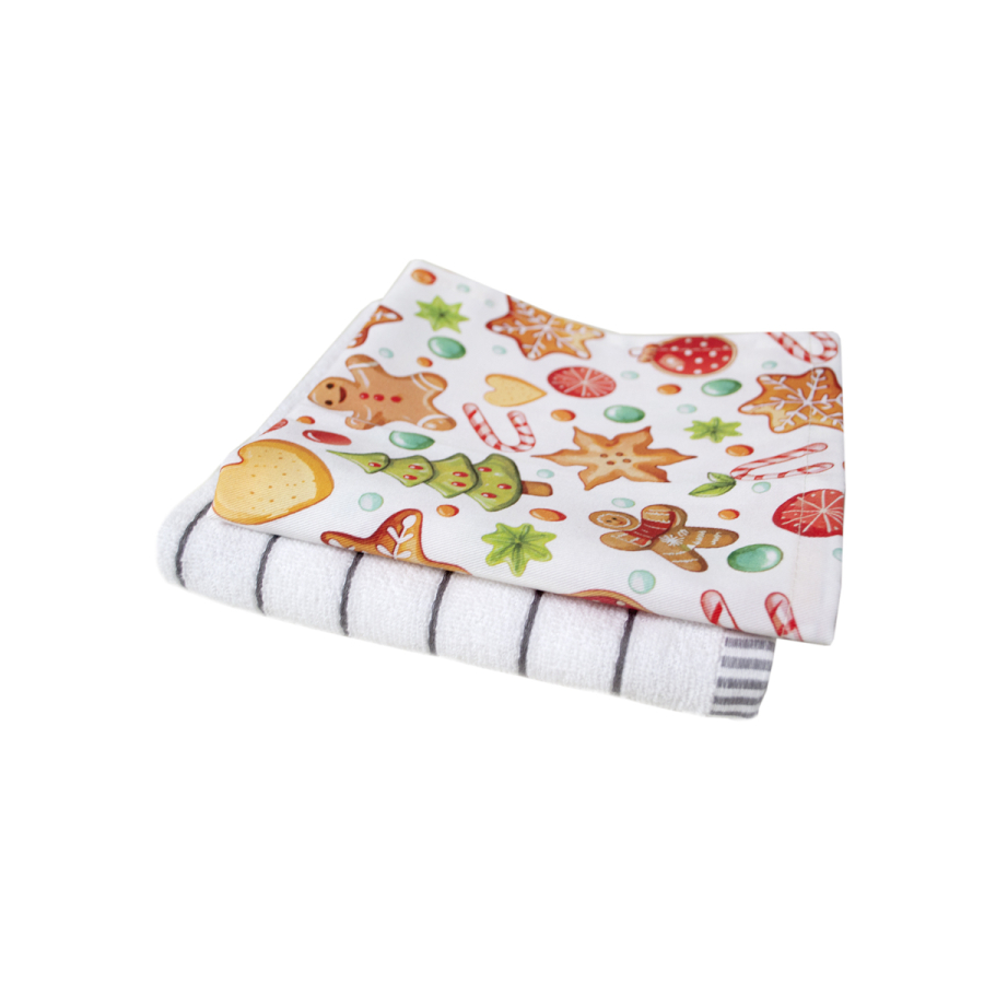 Набор полотенец Lotus Home - Christmas Sweets, 40х60 см, Набор