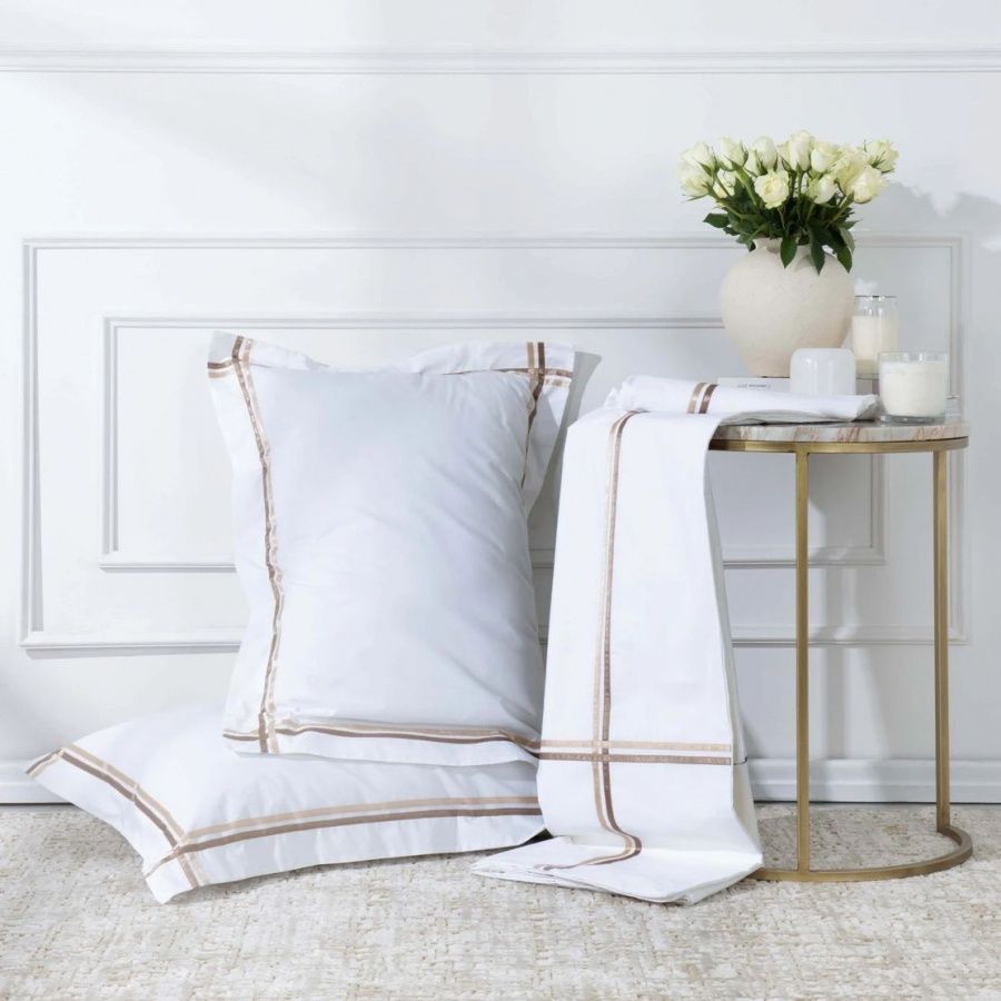 Постельное белье Karaca Home перкаль - White Colletion Valse bej бежевый