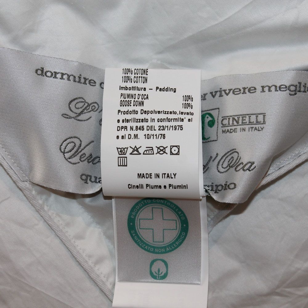 Пухова ковдра Cinelli Grenoble Spring 100% пух (Всесезонне)