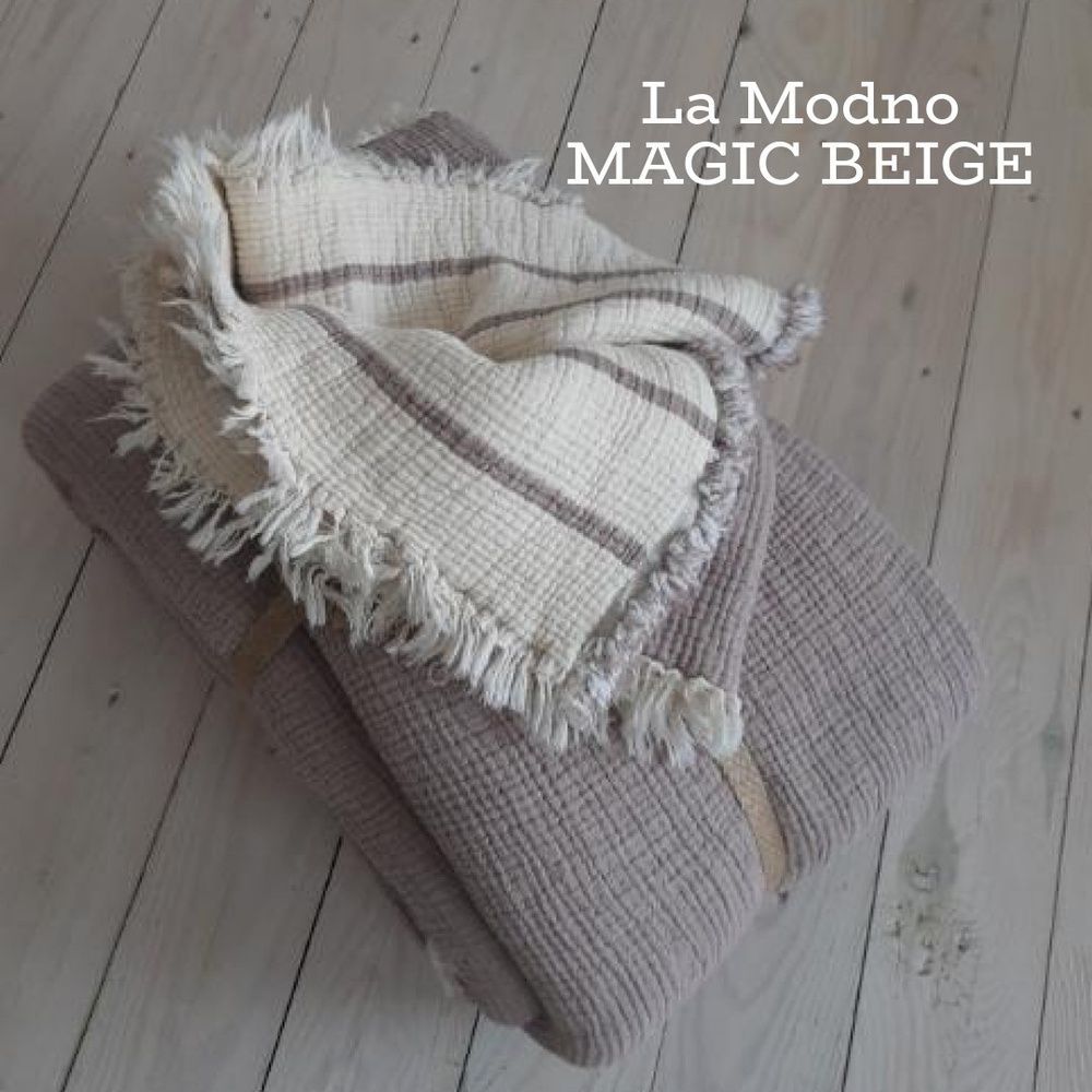 Муслиновое покрывало-плед La Modno MAGIC Beige