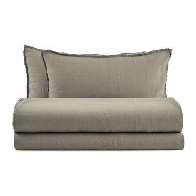 Італійська постільна білизна льон Biancoperla Cannes Sabbia