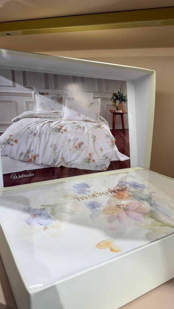 Постільна білизна сатин преміум Tivolya Home Water Color 210TC