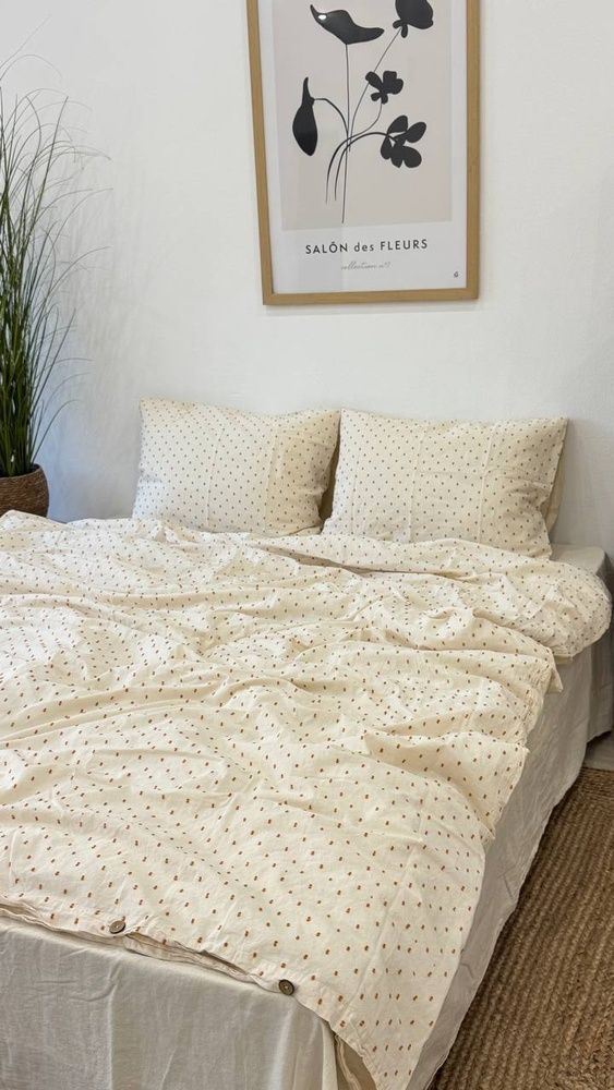 Постільна білизна варена бавовна Macas Home Freya Orange