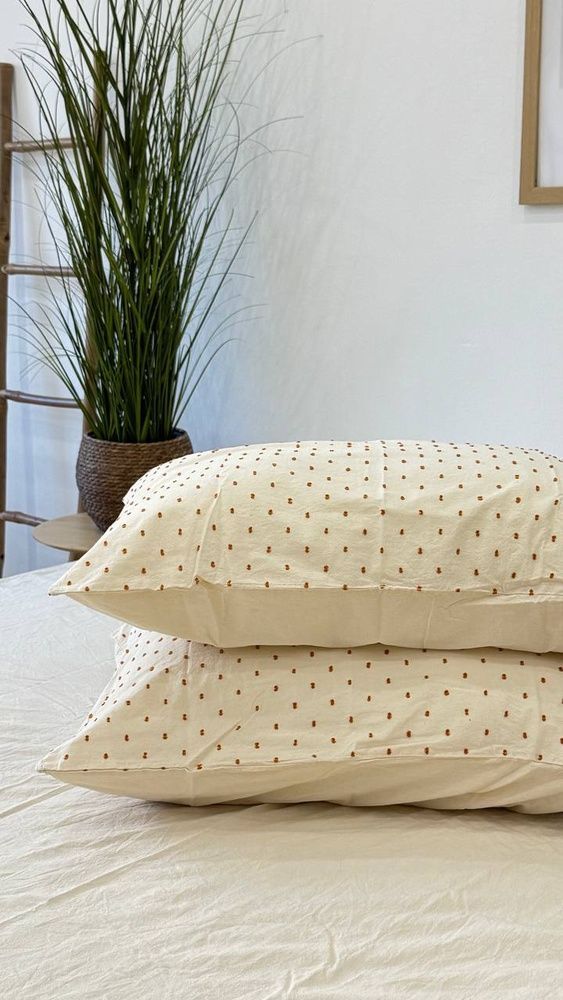 Постільна білизна варена бавовна Macas Home Freya Orange