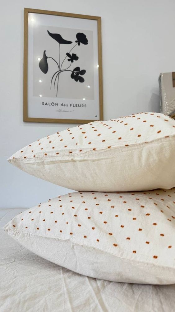 Постільна білизна варена бавовна Macas Home Freya Orange