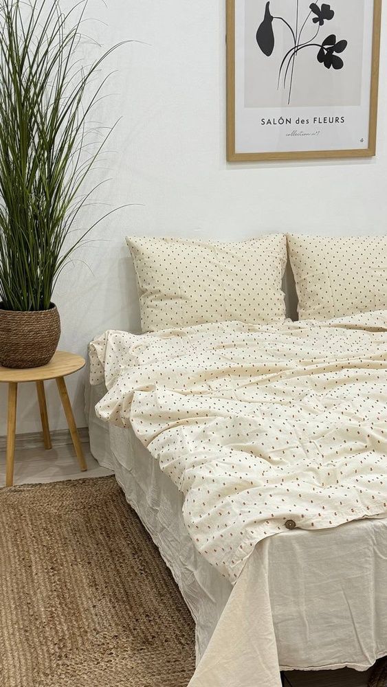 Постільна білизна варена бавовна Macas Home Freya Orange