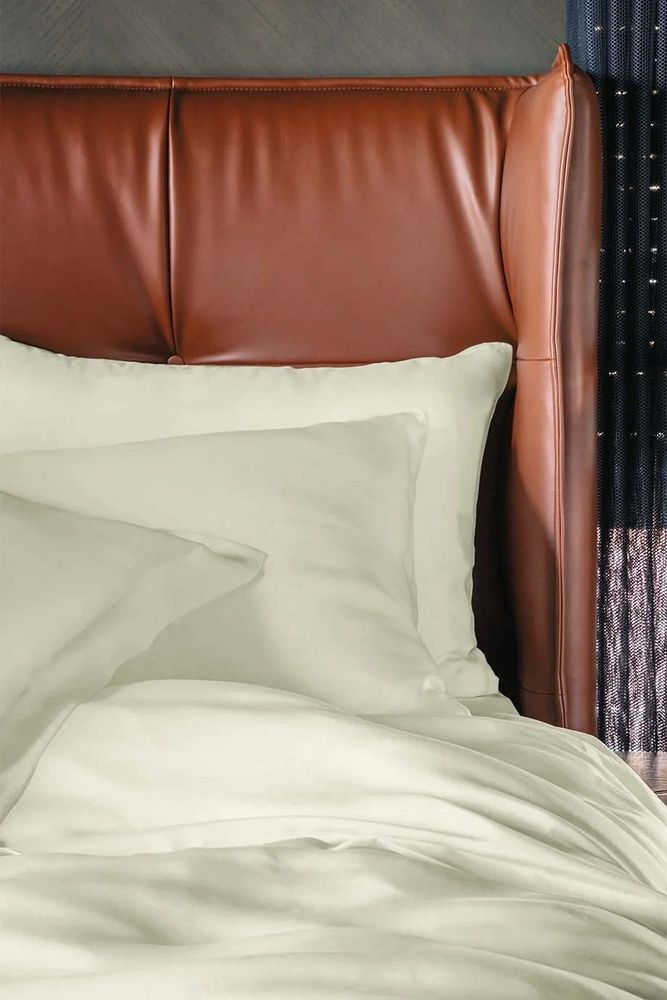 Постільна білизна сатин Vegan Silk Issimo Home Jade Cream