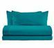 Італійська постільна білизна льон Biancoperla Niagara Smeraldo 1