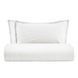 Італійська постільна білизна льон Biancoperla Niagara Bianco 1