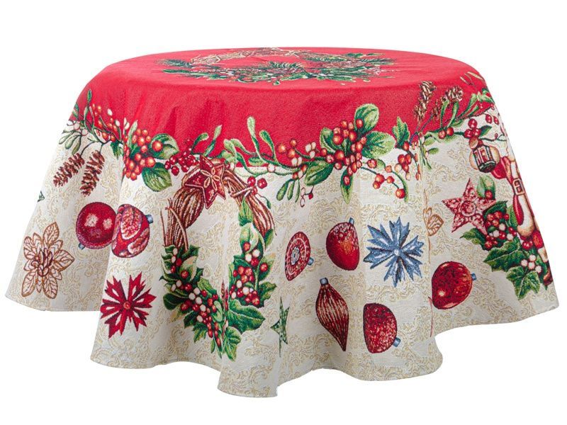 Новорічна скатертина Lefard HOME TEXTILE Гобелен WINK