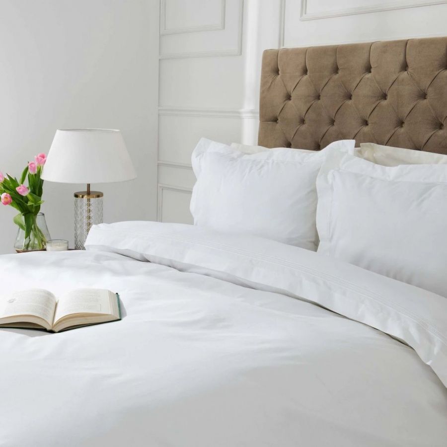 Постільна білизна Karaca Home перкаль - White Colletion Ada beyaz
