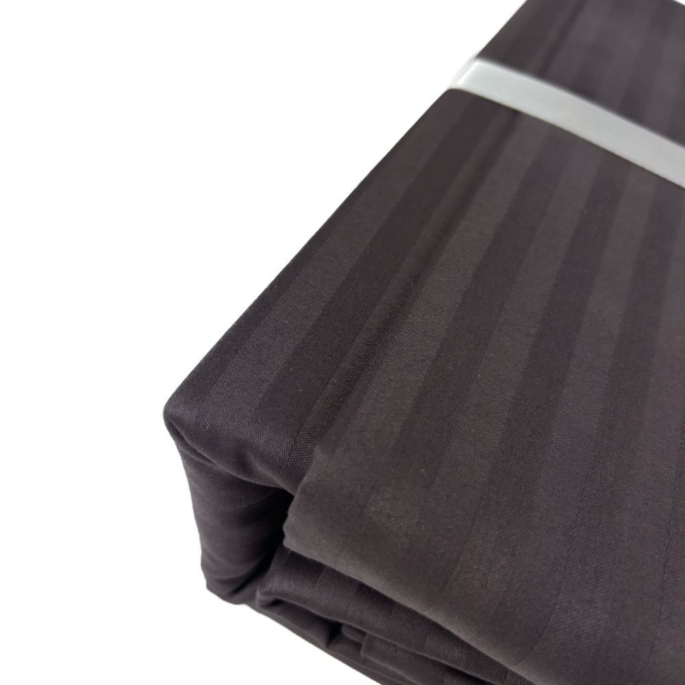 Постельное белье Sound Sleep сатин страйп Dark Grey